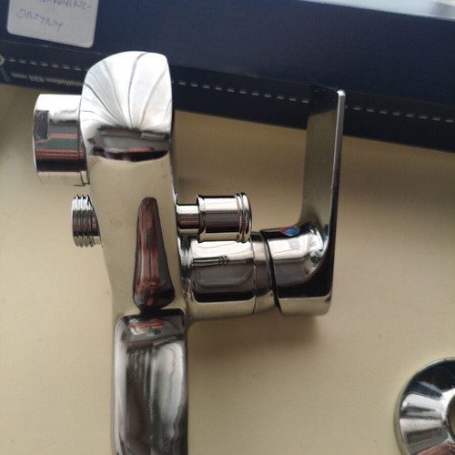 Bathroom faucet used with metal shower holder and soft-touch handle