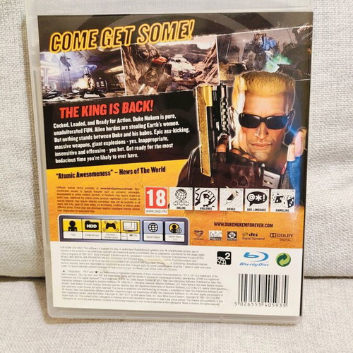 Duke Nukem Forever PS3 used in very good condition