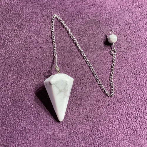 Haolite pendulum authentic stone pendant