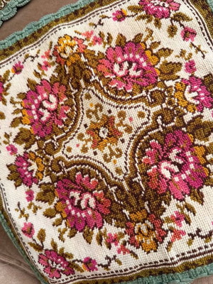 German vintage pillows, set of 3, 30-35cm