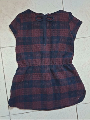 Zara φόρεμα σαν καινούργιο, 98 cm, κόκκινο και μαύρο
