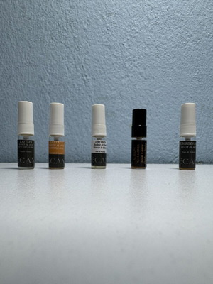 Mini perfumes like new, authentic 3ml samples by Lataffa, Maison Alhambra, Mercedes Benz