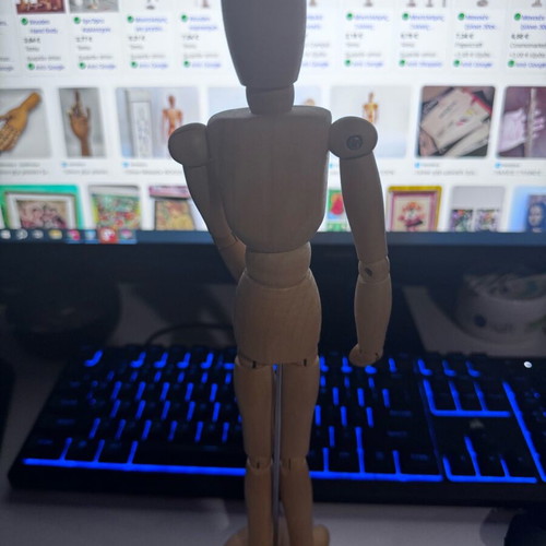 Wooden mannequin like new