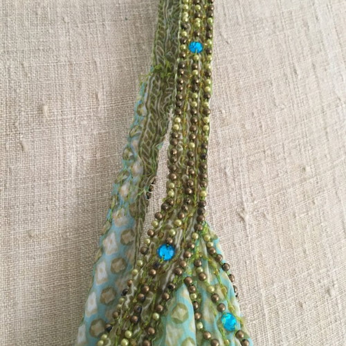 Y2K fairy midi dress with beads, Indian emporium, size M