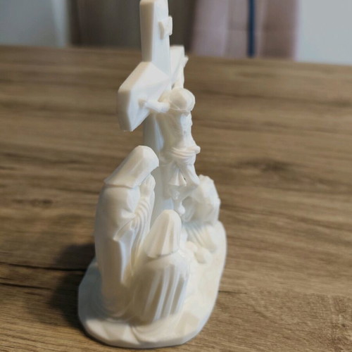 Handmade religious composition The Crucifixion of the Lord new