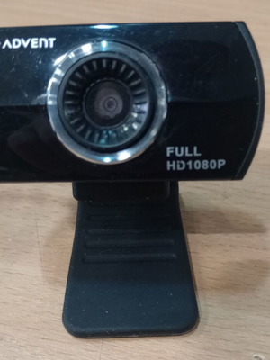Advent AWCAMHD15 Web Cam used, 1080p FHD with microphone
