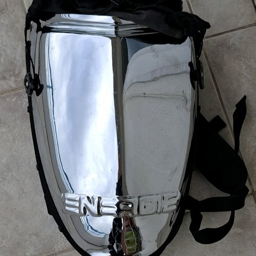 Energie backpack daily use like new, silver mirror design (~15L)