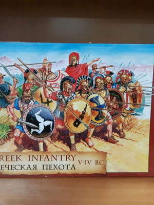 Greek infantry figures new, scale 1/72 by Zvezda