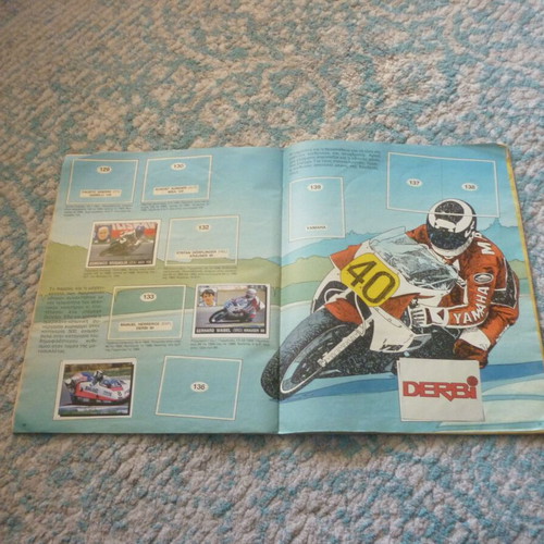 Motor Adventures Panini World Rally sticker album used
