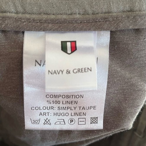 Navy & Green Linen Chinos Pants like new, beige, modern fit