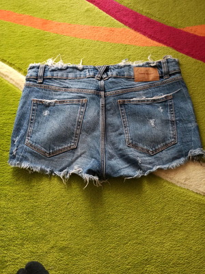 Zara denim shorts used size 38
