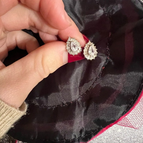 Mazaraki earrings like new, silver
