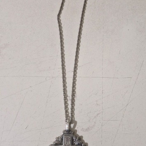 Silver cross with sabati used, solid