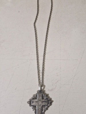 Silver cross with sabati used, solid