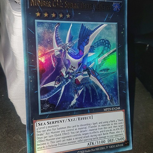 Number C32 Shark Drake LeVeiss YuGiOh TCG Ultra Rare like new