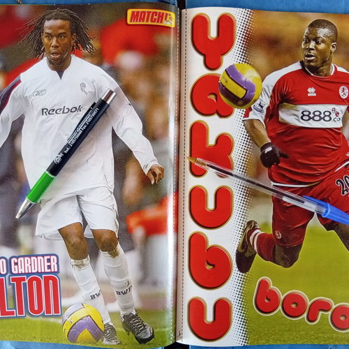 Match Football Magazine issue 23-29/1/2007 like new with Tottenham posters