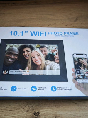 Ψηφιακή κορνίζα φωτογραφιών WiFi 10,1 ιντσών με οθόνη αφής νέα