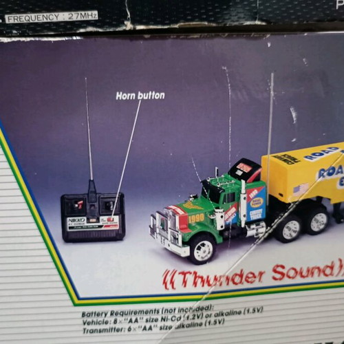 Nikko Thunder Road remote control truck new, vintage 1/25 scale toy