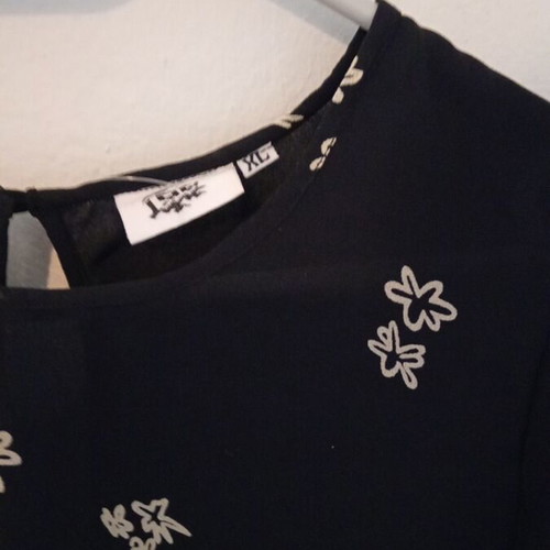 Black dress M/L transparent with lining, no brand, like new