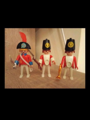 Playmobil English soldiers used, 1980