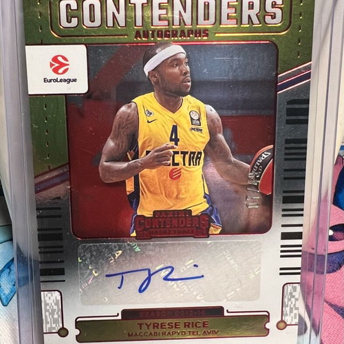 Panini Euroleague Contenders Tyrese Rice Bronze 07/49 like new