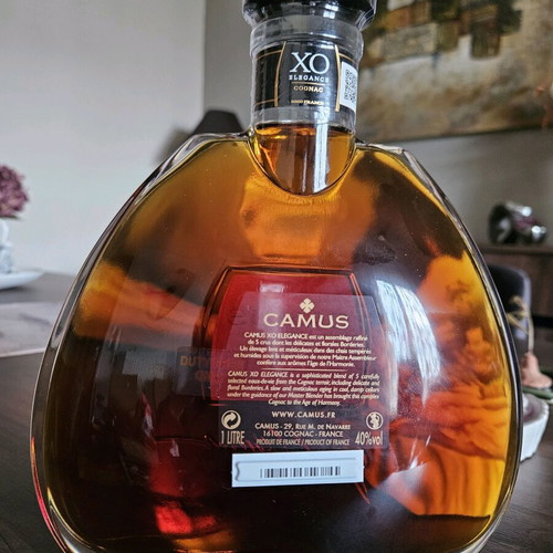 Camus XO Elegance Cognac 1L sealed bottle