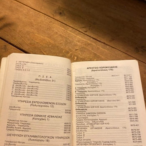 Chorofylakis Diary 1984 used