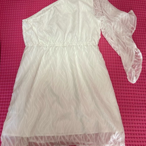 One-shoulder dress new, Shein, white, size XL