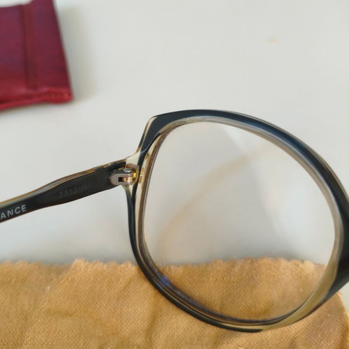 Nina Ricci Vintage 1970s Handmade Glasses like new, black and gold