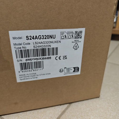 Samsung Odyssey G3 24" 165Hz monitor new with warranty until 2028