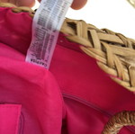 Carpisa beach bag like new with zipper and small pockets