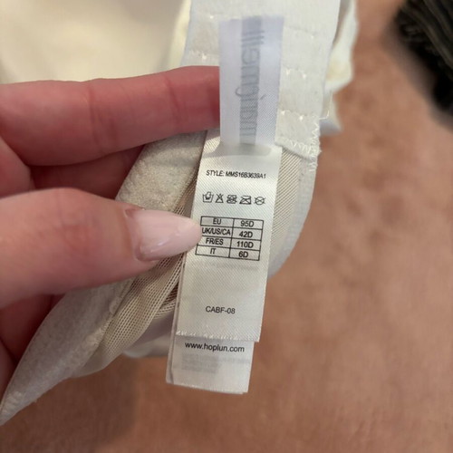 White underwire bra new