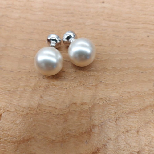 Oliver Weber earrings with pearls and Swarovski stones new