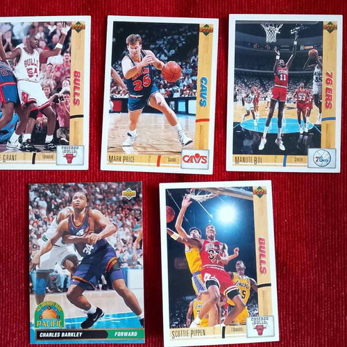 Basketball cards America 91-1992 N.B.A. like new, pack of 5