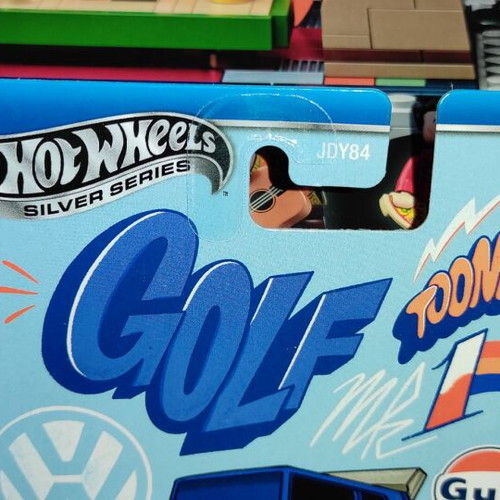 Hot Wheels 2025 Tooned *GULF* Silver Series Volkswagen Golf MK1 new