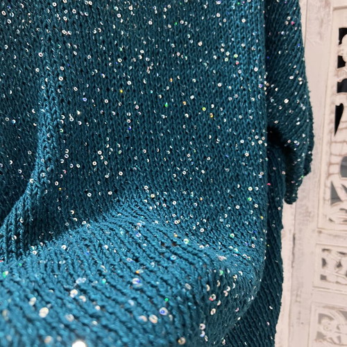 Handmade summer knit sweater like new, one size