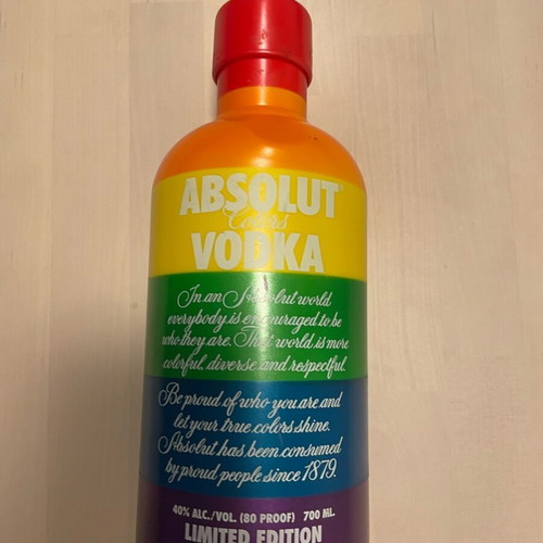 Absolut Vodka case Special Gay Limited Edition 2008 used