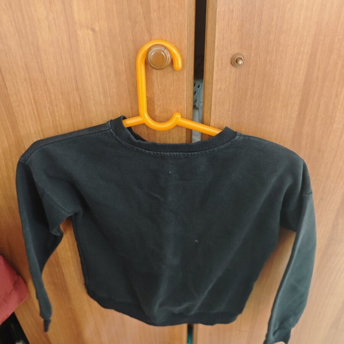 Fox blouse for girls 10 years old used, black, size 122-134 cm