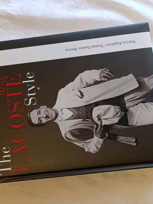 The Rene Lacoste Style collectible book like new