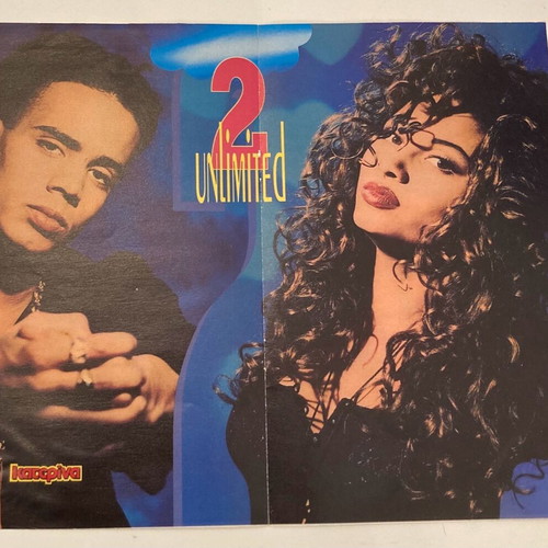 2 Unlimited - Take That Poster from magazine Katerina In good condition Price 4 Euros