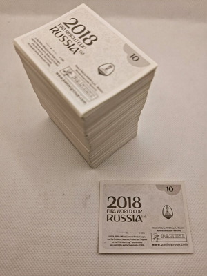 Panini World Cup Russia 2018 Stickers International Edition like new, 500 pcs