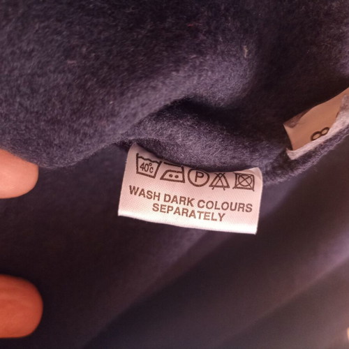 Primark Essentials shirt with fleece lining, like new, navy blue, size L