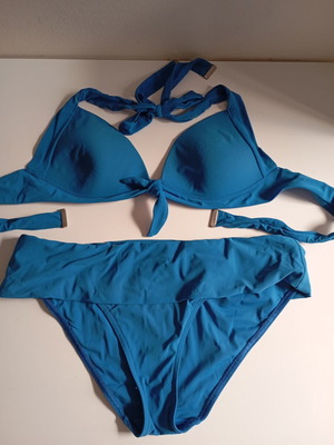 Calvin Klein women's swimsuit used, size L, blue