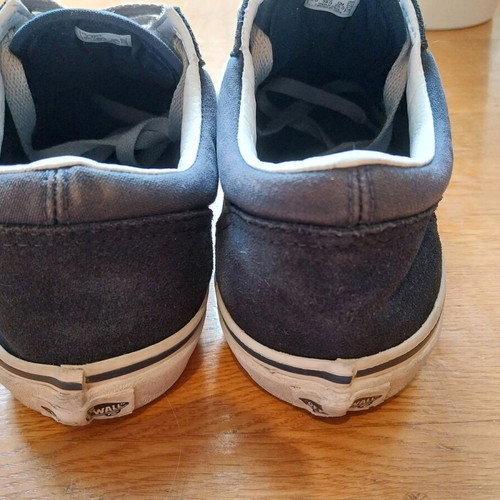Vans casual shoes grey and blue like new, size 39