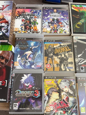 PS3 and Xbox 360 game bundle, used, 8 games including collectors editions
