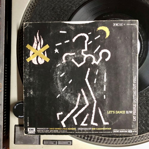 David Bowie Let's Dance 7" Vinyl Single 45 RPM, 1983