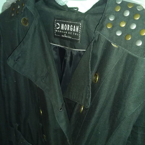 Morgan de toi jacket used, spring cotton with belt