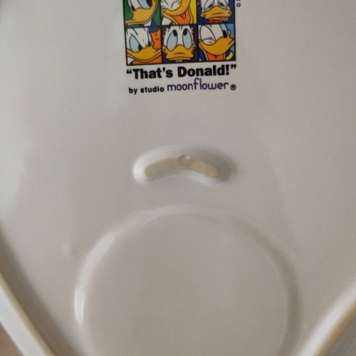 Disney That's Donald! vintage snack cup and plate set