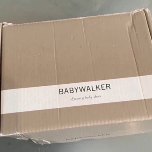 Babywalker baby sandals new white-silver with strap