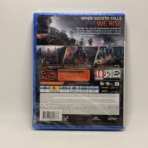 Tom Clancy's The Division PS4 used action adventure game